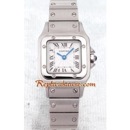 Cartier Replique Santos Quartz- Lady's