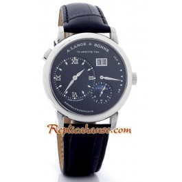 A. Lange & Sohne Lange 1 MoonPhase Leather Montre