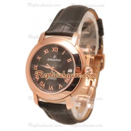 Audemars Piguet Classic Jules Audemars Suisse Bracelet en Cuir Montre