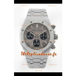 Montre Royal Oak Chronographe 26240BC Cadran Gris Givré Super Clone
