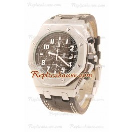 Audemars Piguet Royal Oak Offshore Bracelet en Cuir Suisse Quartz Wach