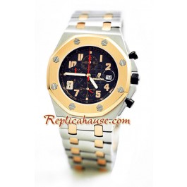 Audemars Piguet Royal Oak Offshore Suisse Quartz 18K d' or Plated Montre