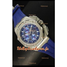 Montre Royal Oak Offshore Michael Schumacher Audemars Piguet avec mouvement à quartz - Bleue 