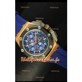 Montre Royal Oak Offshore Michael Schumacher Audemars Piguet avec lunette en céramique et or rose