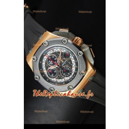 Réplique de montre Royal Oak Offshore Michael Schumacher en or rose Ultimate Audemars Piguet - Mouvement 3126