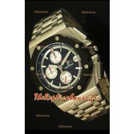 Montres Royal Oak Offshore Audemars Piguet avec cadran noir - Boîtier en acier