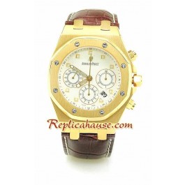 Audemars Piguet City of Sails Bracelet en Cuir Montre Suisse
