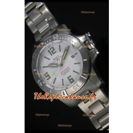 Réplique de montre automatique Ball Hydrocarbone Spacemaster sur cadran blanc - mouvement Citizen original 
