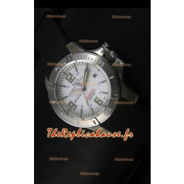 Ball Hydrocarbone Spacemaster automatique avec bracelet en caoutchouc sur cadran blanc - mouvement Citizen original 