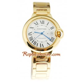 Ballon Blue De Cartier Yellow d' or Montre Replique
