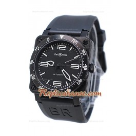 Bell and Ross BR 03 Type Aviation Carbon Montre Suisse