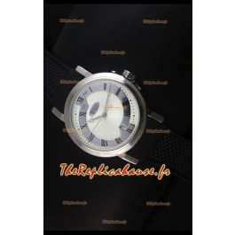 Réplique de montre suisse Brekuet en acier inoxydable 4927 Breguet avec cadran blanc 