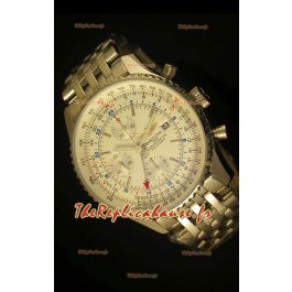 Navitimer GMT Breitling - Réplique miroir Édition ultime 1:1 Cadran blanc
