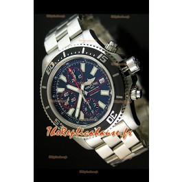 Breitling Superocean Abysse Reproduction Montre Chronographe Suisse - Reproduction Exacte 1:1 - Marqueurs Rouges 44MM