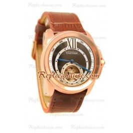Calibre de Cartier Flying Tourbillon Montre Replique