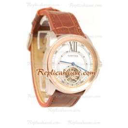 Calibre de Cartier Flying Tourbillon Montre Replique