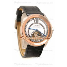 Calibre de Cartier Flying Tourbillon Montre Replique