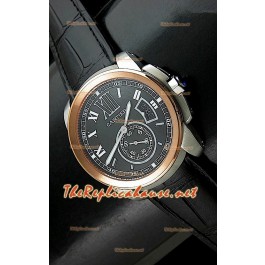 Calibre De Cartier Japonaise Montre De Replique en deux tons 