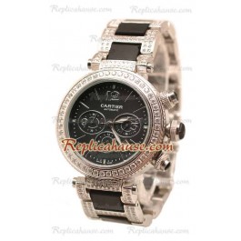 Cartier Pasha Seatimer Diamonds Montre Replique Suisse