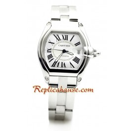 Cartier Roadster Montre Suisse Replique (Mid Sized)