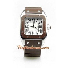 Cartier Santos 100 Suisse Femmes Montre Replique