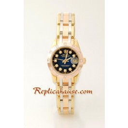 Rolex Replique DateJust - Three Tone Lady's