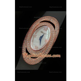 Chopard Xtravagza Rose Gold Femmes Montre avec Bracelet Gris