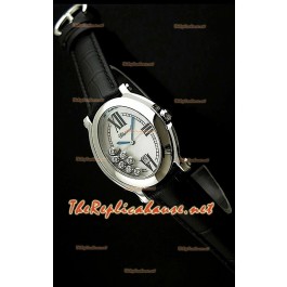 Chopard Happy Sport Femme Montre en Noir Sangle