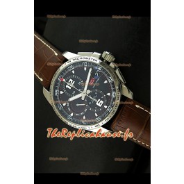 Chopard Mille Miglia GT XL Reproduction Montre Suisse avec Bracelet de Cuir Marron - REPRODUCTION EXACTE