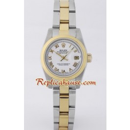 Rolex Replique DateJust - Two-tone-Lady's