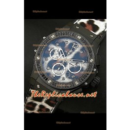 Hublot Big Bang PVD Coated Casing Leopard Edition Montre