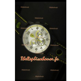 Montre chronographe Scuderia Ferrari Heritage SF107 en acier noir