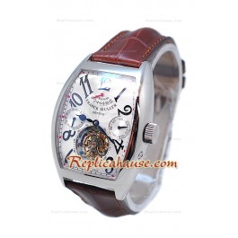 Franck Muller Casablanca Calender Tourbillon Montre Suisse Noir dial