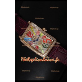Montre pour femmes Master of Complications Long Island de Franck Muller en or rose