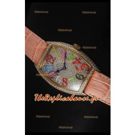 Montre pour femmes Master of Complications Casablanca de Franck Muller avec boîtier or rose 