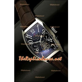 Franck Muller Casablanca Calender Tourbillon Montre Suisse Blanc dial