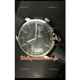Glashuette Senator Reproduction Montre Japonaise avec Cadran Noir