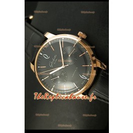 Glashuette Senator Reproduction Montre Japonaise avec Boitier Or Rose 18K