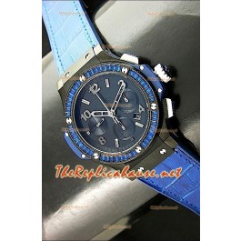 Hublot Tutti Frutti Sombres Bleu Carat Suisse Montre De Replique