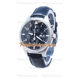 IWC Portofeno Chronograph Schaffhausen Noir Face Montre