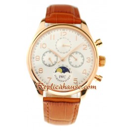 IWC Portuguese Perpetual Calander Montre Suisse Replique