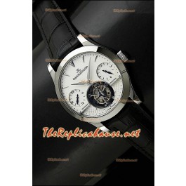 Jaeger LeCoultre Tourbillon Perpetual GMT Tourbillon Noir Sangle Montre