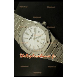 Réplique de montre suisse ultra fine Audemars Piguet Royal Oak avec cadran blanc