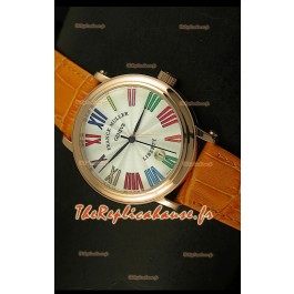 Réplique de Montre japonaise Franck Muller Master of Complications Liberty dans un boîtier or rose