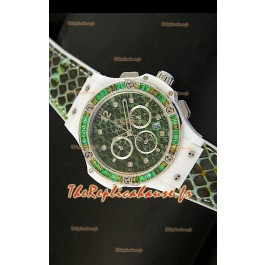 Montre Hublot Big Bang BOA Bang avec cadran/bracelet vert 34mm