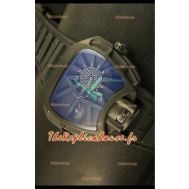 Montre japonaise Hublot Big Bang MP 02 Édition Key of Time dans boîtier en PVD