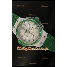 Édition Tutti Frutti pour femmes Hublot Big Bang 34MM avec bracelet vert