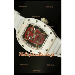 Réplique de montre suisse Richard Mille RM052 Skull Tourbillon dans boîtier en céramique