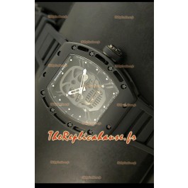 Réplique de montre suisse Richard Mille RM052 Skull Tourbillon dans boîtier en PVD