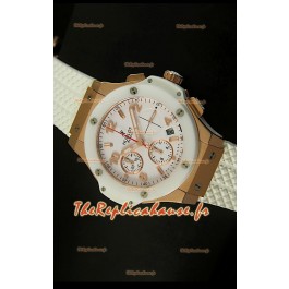 Montre suisse avec revêtement or rose Hublot Big Bang 44mm - Réplique miroir 1:1 